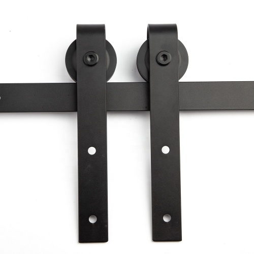 Matt Steel Sliding Barn Door Hardware Track Kit