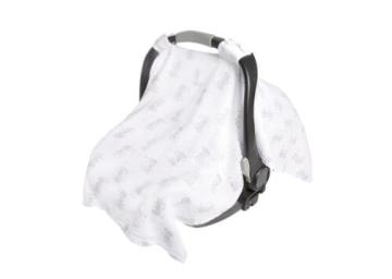 100% cotton muslin baby car seat cover