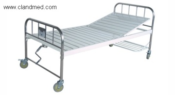 Double-folding bed