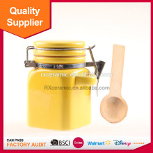 Sublimation ceramic seal pot with lid for kitchen