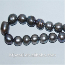 Wholesale Price for Huge Freshwater Pearls 16" 11-15mm Grey Cultured Rice Pearls