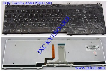 Russian black laptop keyboard for Toshiba A500,P300,L500 RU AETZ1700020-RU