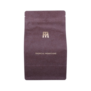 High quality custom style flat bottom pouch for coffee