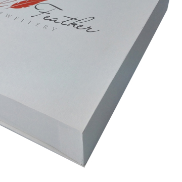 High-Grade White Color  Design Simple Jewelry Box