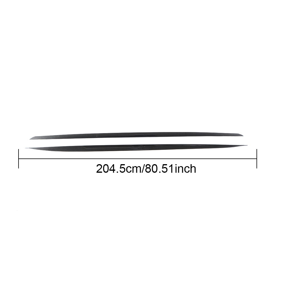 Carbon Fiber Side Skirts Extensions for Mercedes Benz CLS AMG Sedan 4-Door 2018-2019
