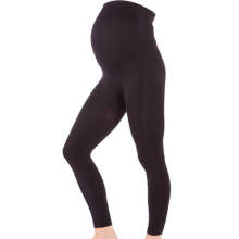 Plus Size Maternity Footless Tights - High Waisted Solid Style