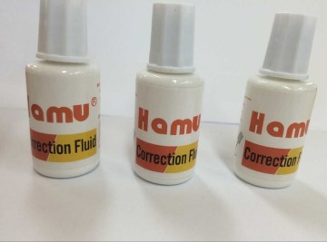 White Plastic Mini Correction Fluid