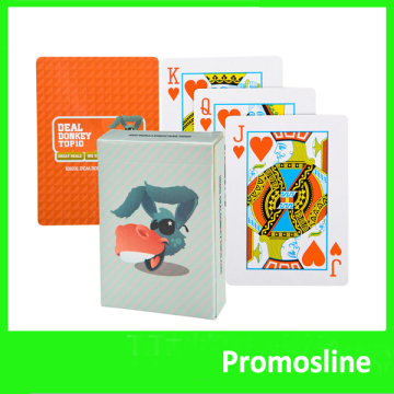 Hot Sell custom promotion poker cards plastic custom