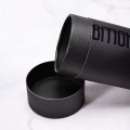 OEM Black Paper Round Tube per tazza di tè