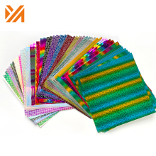 Hot Sale 12\" x 12\" Adhesive Vinyl Sheets - Vibrant Holographic Sticker Sheets