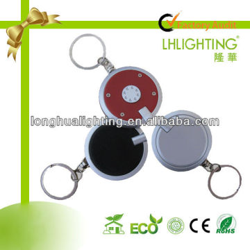 LED disc keyring light