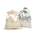 competitive price thick satin lace bag