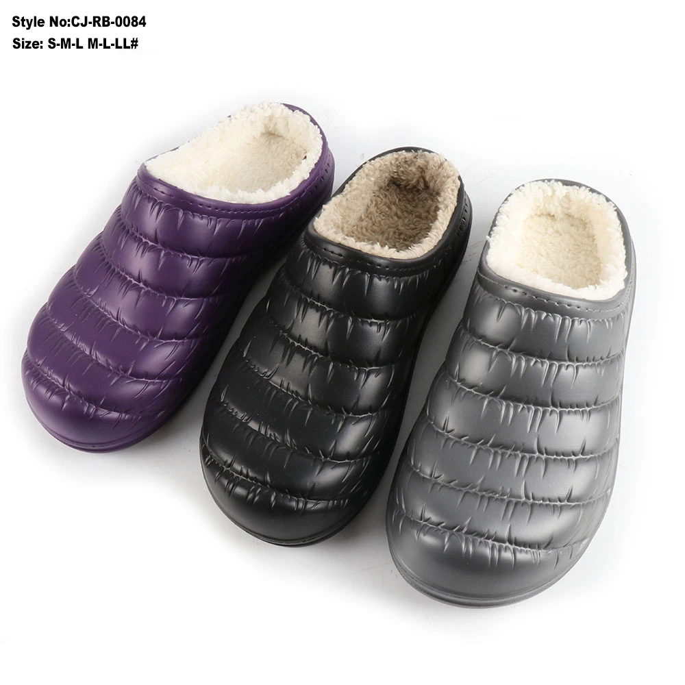 New Style Warm Homeuse Shoes EVA Fur Winter Clog