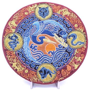 Custom Hot Curtain Embroidery Fabric Lace Trim Design Flower Patch Indian Embroidery Patch