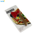 Bamboo Handle Axe Shaped Pizza Cutter Wheel