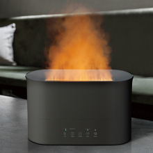 3D Flame Diffuser: Humidifier with Essential Oil Aromatherapy and Night Light