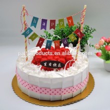 mini flags garland cake decoration paper decoration