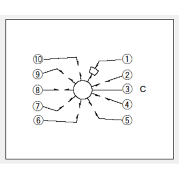 9 contact corresponding to vertical type