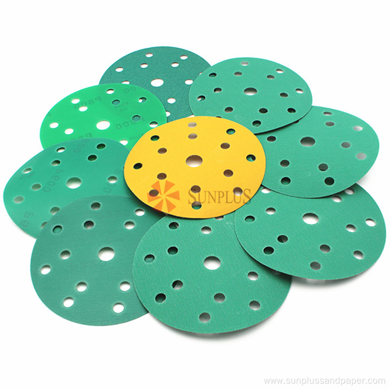 Fast Cut Zirconia Sandpaper Durable PET Film Disc