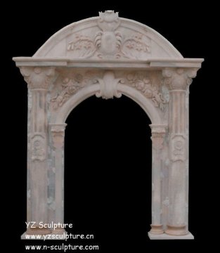 Marble Door Frame Carving (WEC057)