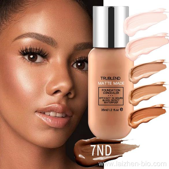 Long lasting full effect natural makeup foundation