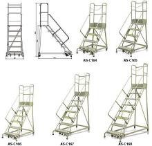 Industrial Steel Rolling Ladders (AS-C series)