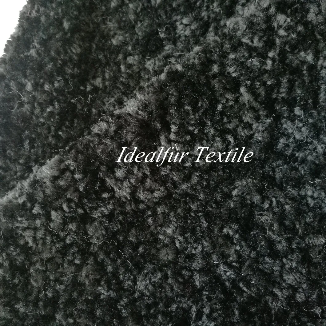 100% Polyester Micro Curly Sherpa Fake Fur Alpaca Faux Fur