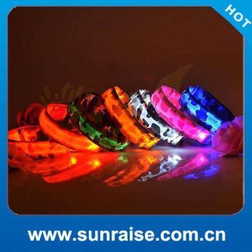 nylon led glowing armbands