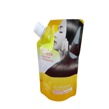 custom yellow printed 500g stand-up pouch for shampoo