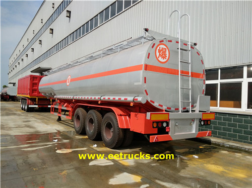 3 Axle 50cbm Petrooleum Tanker Trailers