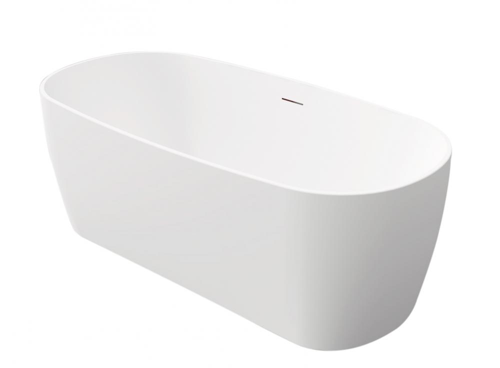 Modern Acrylic Bathtub In White Color