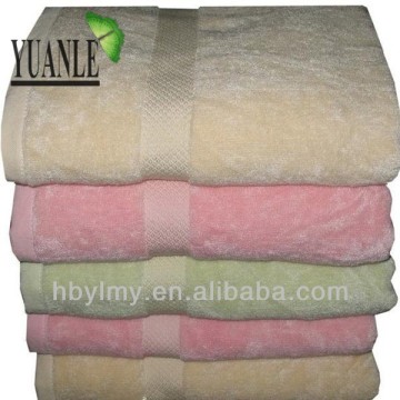 Bamboo fiber interrupted face towel