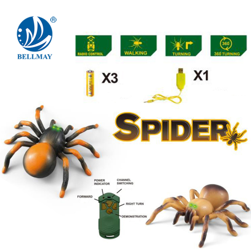 Mainan spider Rc, mainan serangga RC, mainan hewan rc