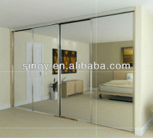 High end durable sliding mirror wardrobe doors mirror door wardrobe closet bedroom wardrobe sliding mirror doors