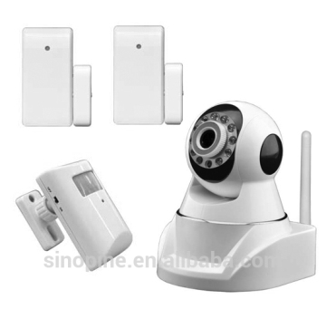 Pan / Tilt / Zoom Technology and Mini Camera Style wireless IR IP Camera