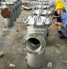 Basket strainer with stainless steel