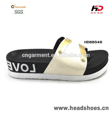 Latest fashion pu upper PCU slippers for woman