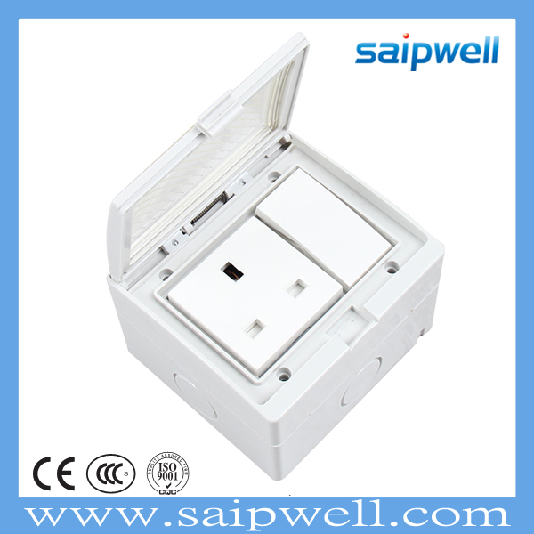 IP 55 Hot Sale Wall Mounting Waterproof Switch Socket