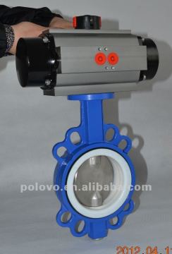 D671X pneumatic lugged type butterfly valve