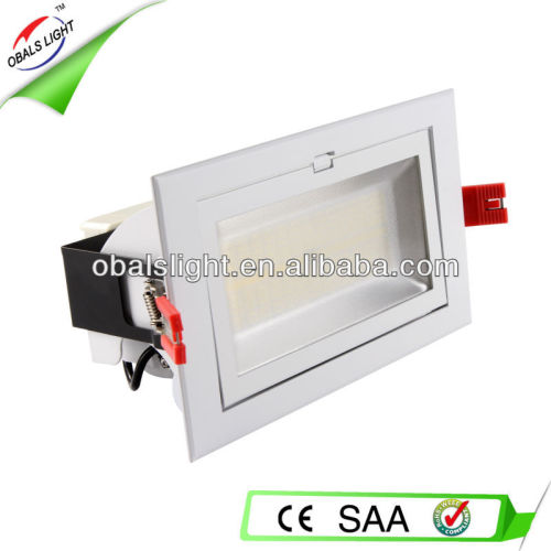 Samsung G2 5630 with LM-80 TM-21,60W led downlight square with SAA. CE. RoHs approved, high quality led lights,ac 85-260V