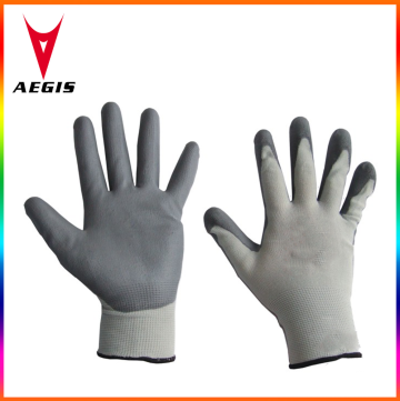 PU Coated cut resistant gloves Nylon Work Gloves