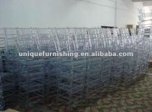 Clear stacking banquet resin chiavari chair