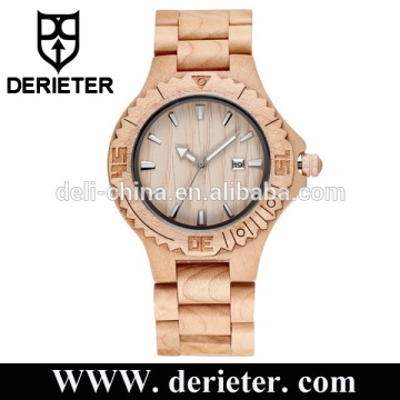 China Factory Custom Wooden Watches Japan Movement Tree Watch