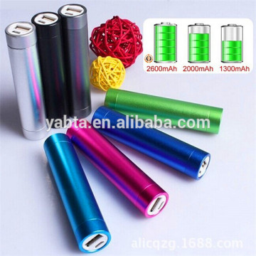 hot sell protable power bank for iphone 2600 mAh mobile power bank, mini protable powe bank 2600mah