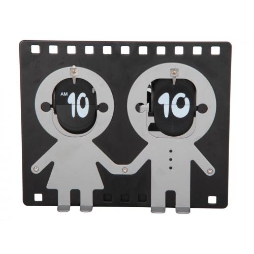 Boys and Girls Couple Flip Clock