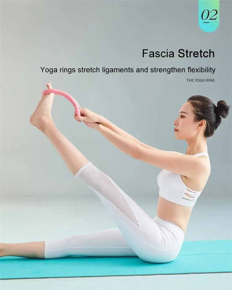 Multiple Color Yoga Stretch Ring Yoga Exercise Equipment Body Building