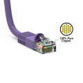 Cat5e Ethernet Patch Cable, 50ft, Purple