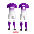 Uniformes de football pour hommes Maillot et short de sport Set Chemises à manches courtes