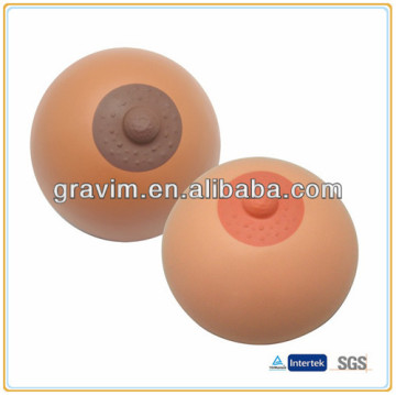 New sex breast stress ball toy