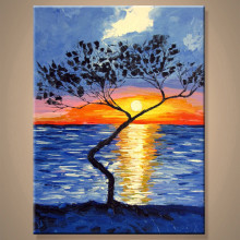 Texture stretched canvas oil painting abstract decoration artwork